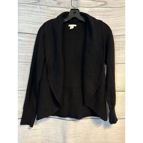 H&M Basic Ribbed Knit Cardigan Sweater Size M - Picture 1 of 3